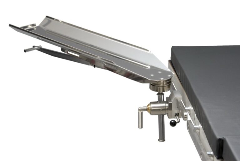Armsteun gebogen, met klem (10-307-P) draaibaar