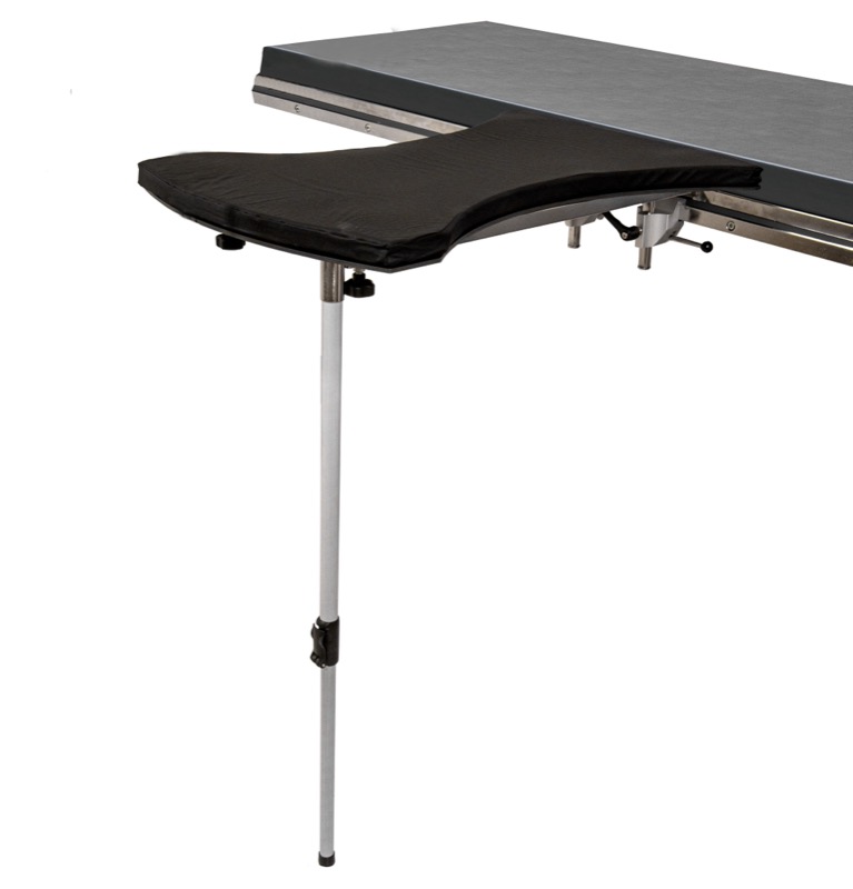 Armtafel met statief, inclusief klemmen en kussen