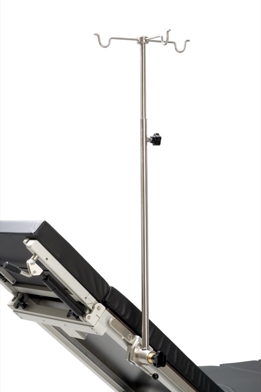 Infusion stand w. rotatable clamp,hook on  (10-307)